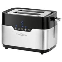 Profi Cook PC-TA 1170 Broodrooster Zwart, RVS - thumbnail