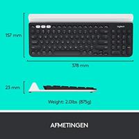 Logitech K780 Multi Device Draadloos toetsenbord - thumbnail