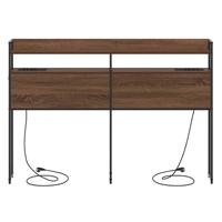 Hoofdbord met plank bruin eikenkleur 160 cm Bewerkt hout - thumbnail