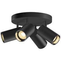 SLV 4-lichts opbouwspotAsto Tube zwart - 4x GU10 - 1006429 - thumbnail