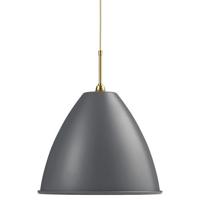 Gubi Bestlite BL9 L 40 Hanglamp - Messing & Mat grijs - thumbnail