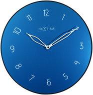 NeXtime 8193BL wandklok Kwartswandklok Cirkel Blauw - thumbnail