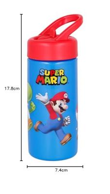 Waterfles Super Mario Rood Blauw (410 ml)