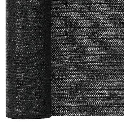VidaXL Privacynet 75 g/m² 3,6x10 m hdpe zwart - thumbnail