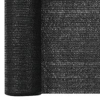 Privacynet 75 g/m 3,6x10 m HDPE zwart - thumbnail