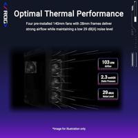 ASUS ROG Strix Helios II GX601S Midi Tower Zwart - thumbnail