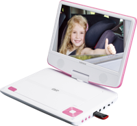 Lenco DVP-910 DVD-speler CD-speler, Met display Pink - thumbnail