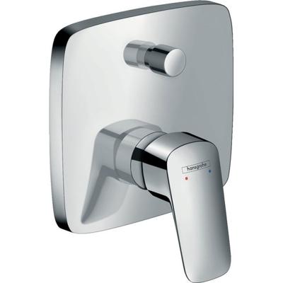 Hansgrohe Logis ééngreeps badmengkraan afbouwdeel met zekerheidscombinatie, chroom