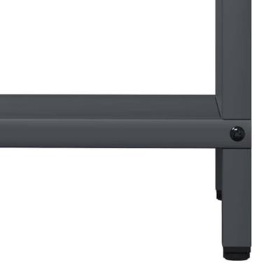 Brandhoutrek 40x25x120 cm koudgewalst staal antraciet