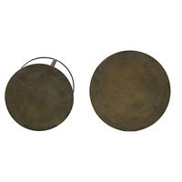 Light & Living Bijzettafel 'Trelo' Set van 2 stuks, kleur Antiek Brons - thumbnail