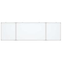 Whiteboard magnetisch inklapbaar 200x60x1,7 cm aluminium - thumbnail