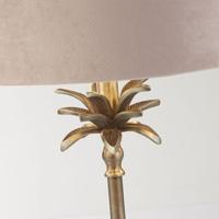 Searchlight TafellampPalm goud met roze kap - EU81210PI - thumbnail