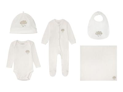lupilu Unisex babyset, 5-delig met hoog gehalte aan bio-katoen (62/68)