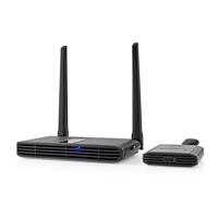 Nedis Draadloze HDMI-Zender | Wi-Fi | 2400-5000 MHz | 30 m (gezichtsveld) | Maximale resolutie: Full HD 1080p | 1.65 Gbps | IR Return-functie | Grijs - thumbnail