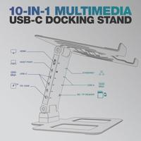 Reloop Stand Hub Pro laptopstatief met USB-hub - thumbnail