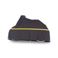 Vk fiets / scooter hoes pyama de luxe stof zwart - thumbnail