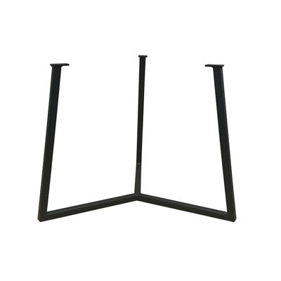 Stalen salononderstel zwart rond ø 50 cm en hoogte 36 cm (2 x 2 cm)