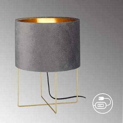 Fischer & Honsel SchemerlampAura grijs velvet - 50460
