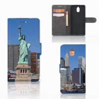 Nokia 3.1 (2018) Flip Cover Vrijheidsbeeld - thumbnail