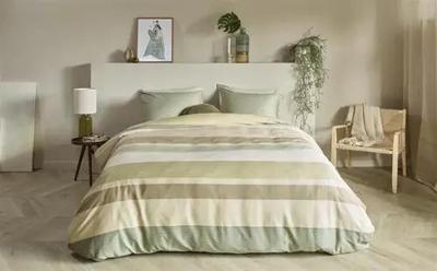 Beddinghouse Beddinghouse Audrie dekbedovertrek 200x200/220 Green