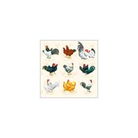 Ambiente Servetten Wyandotte Cream 33cm - thumbnail