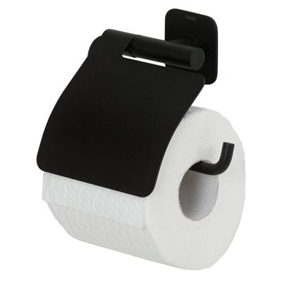 Toiletrolhouder Tiger Colar Met Klep Zwart Toiletrolhouder Tiger Colar Met Klep Zwart