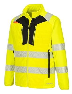 Reflecterende hybride werkjas - geel - L