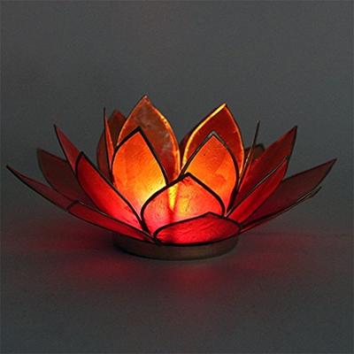 Lotus Sfeerlicht Roze-Oranje Tweekleurig