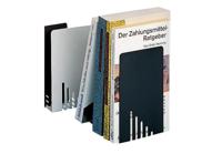 MAUL boekensteun metaal 14X8.5x14cm set 2 wit - thumbnail