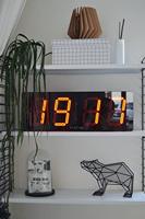 NeXtime NE-3059 Wandklok 51.5 X 18 X 4.5 Cm, Plastic, &apos;Big D&apos; - thumbnail