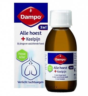 Dampo Alle Hoest + Keelpijn Siroop