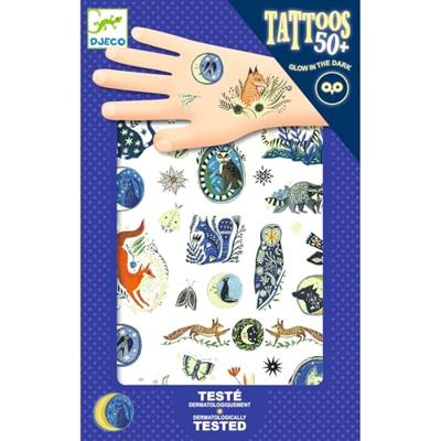 DJECO Nachtreflectie tatoeages blauw