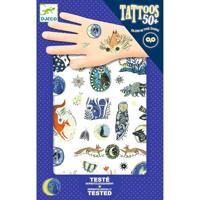 DJECO Nachtreflectie tatoeages blauw - thumbnail