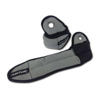 Tunturi polsgewichten l neopreen l 0.5 kg l grijs zwart - thumbnail