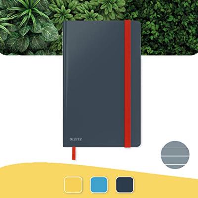 Leitz 44810089 Notitieboek Gelinieerd Grijs Aantal paginas: 80 DIN A5