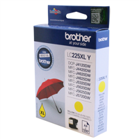 Brother Inktcartridge LC-225XLY Origineel Geel LC-225 XL Y - thumbnail