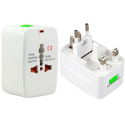 Steek Adapter universele EU VS UK AU reizen AC Power Adapter Plug(White)