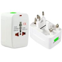Steek Adapter universele EU VS UK AU reizen AC Power Adapter Plug(White) - thumbnail