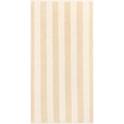 Cawö Cawo Pure Strepen Badlaken 80/150 beige