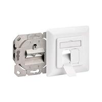 Goobay 68246 CAT 6 inbouwdoos (UP), 2 x RJ45 UAE stopcontact, 1 Gigabit ethernet, databose, netwerkdoos voor inbouw, afgeschermd - thumbnail
