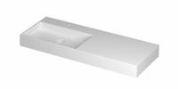 Wastafel INK United 1200x450x110 mm Mat wit 0206452 - thumbnail