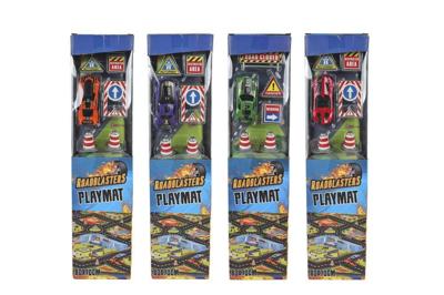 Roadstarblasters Verkeerskleed met Auto en Accessoires