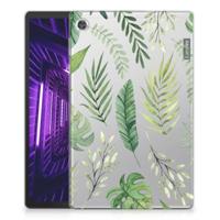 Lenovo Tab M10 Plus | Siliconen hoesje | Leaves - thumbnail