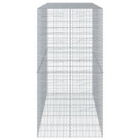 Schanskorf 250x100x200 cm gegalvaniseerd ijzer zilverkleurig - thumbnail