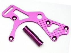 Aluminum side plate set (heat sink type/purple)