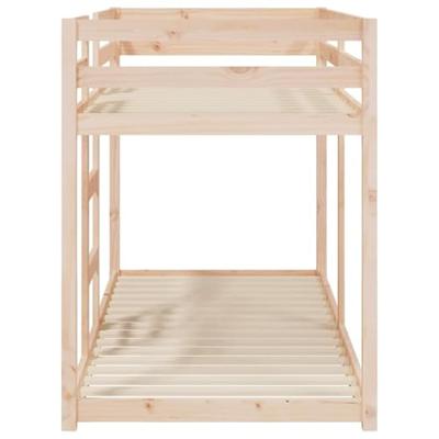 Stapelbed massief grenenhout 80x200 cm