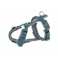 TRIXIE HONDENTUIG PREMIUM TREKKING PETROL BLAUW / GRAFIET GRIJS 70-85X2,5 CM - thumbnail