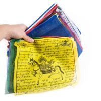 Gebedsvlaggen Tibetaans Koord Groot (25 vlaggen - 7,4 meter lang) - thumbnail