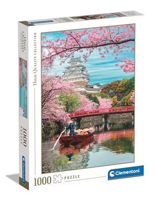 Clementoni legpuzzel himeji castle in spring, 1000st.