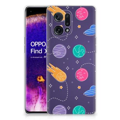 OPPO Find X5 | Sillicone Back Cover | Space